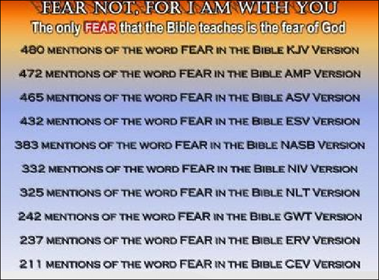 FEAR NOT